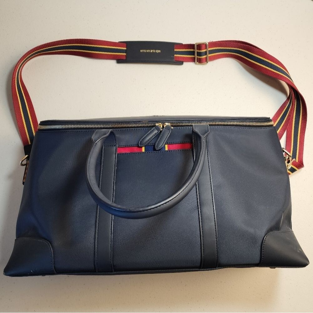 Maverick & Co. Barça-Inspired Laptop Work Bag with Detachable Strap Dark Blue